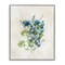 Stupell Industries Blue Wildflower Cluster Framed Giclee Wall Art Design by Nan